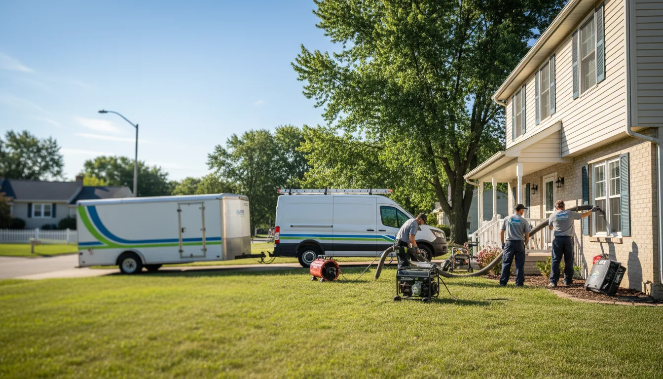 Flooded Basement Restoration And Cleanup With Repair in Du Bois, NE near me